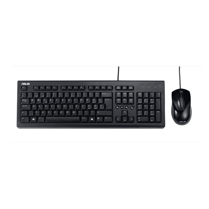 EAN 4711081636472 - ASUS U2000 Keyboard + Mouse Set teclado Ratón incluido Universal USB Negro imagen 1