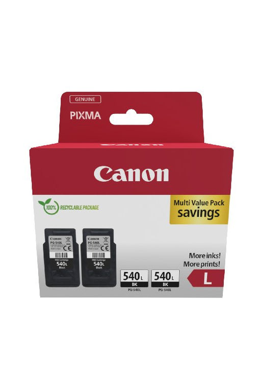 EAN 8714574686868 - Canon PG-540L cartucho de tinta 2 pieza(s) Original High (L) Yield Negro imagen 1