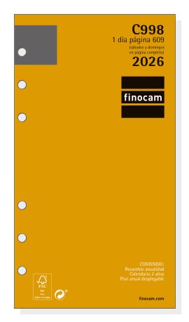 EAN 8422952411307 - Finocam 201330026 agenda Agenda diaria Amarillo imagen 1