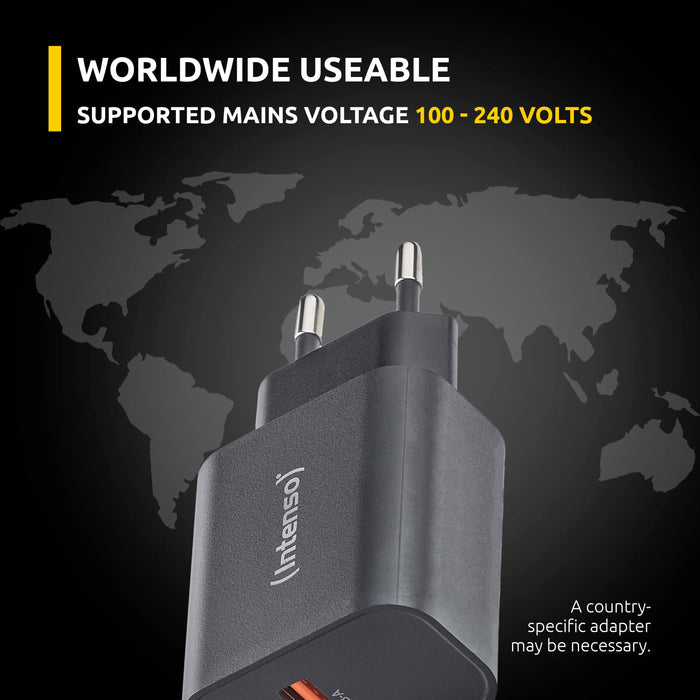 EAN 4034303035915 - Intenso 7803010 adaptador e inversor de corriente Interior 30 W Negro imagen 5