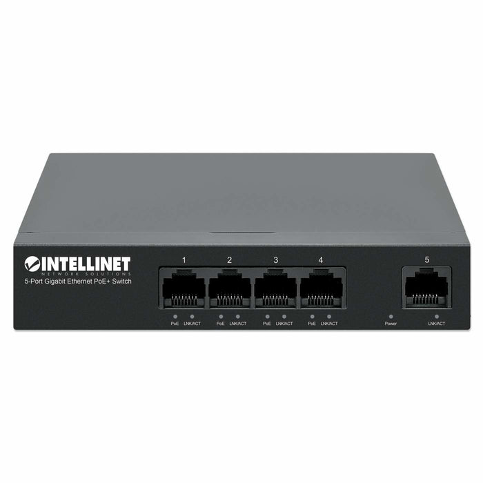 EAN 0766623561792 - Intellinet 561792 switch Gigabit Ethernet (10/100/1000) Energía sobre Ethernet (PoE) Negro imagen 3