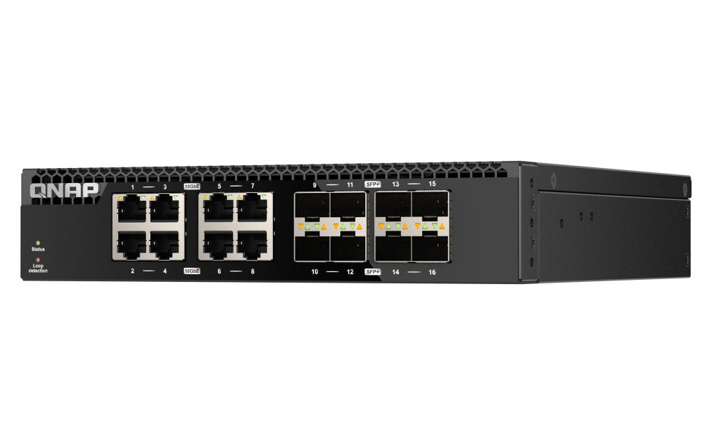 EAN 4711103084304 - QNAP QSW-3216R-8S8T switch No administrado L2 10G Ethernet (100/1000/10000) Negro imagen 2
