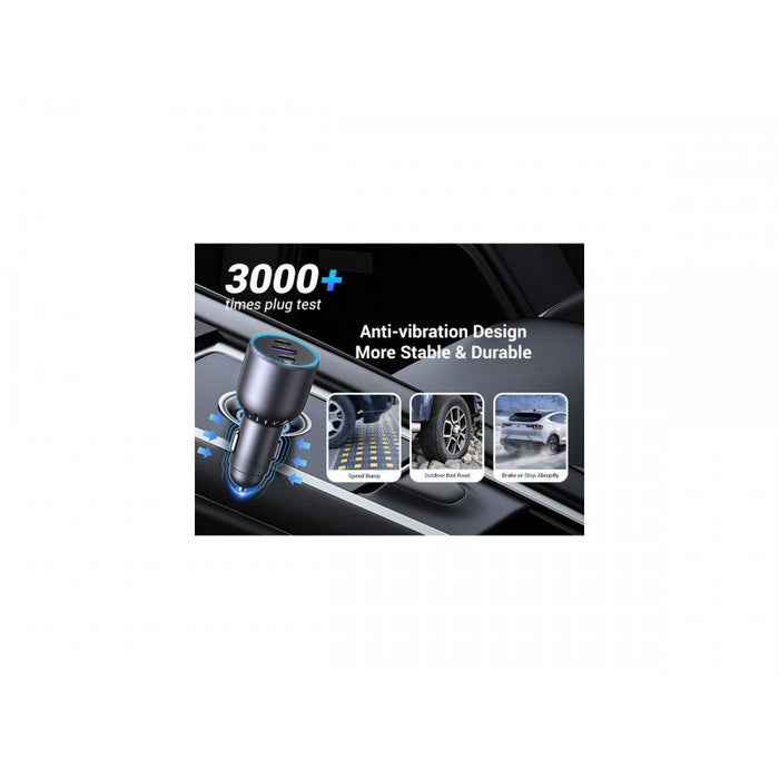 EAN 6941876230259 - Ugreen 130W 3-Port Fast Car Char gray Auriculares, Ordenador portátil, Teléfono móvil, Portátil, Batería  imagen 5