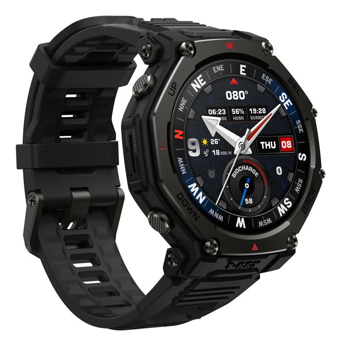 EAN 6972596109280 - Amazfit T-Rex 3 Pro 3,81 cm (1.5") AMOLED 48 mm Digital Pantalla táctil Negro GPS (satélite) imagen 6