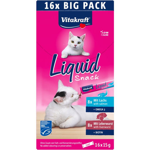 EAN 4008239580009 - Vitakraft 58000 premio y golosina para perro y gato Snacks Hígado, Salmón 240 g imagen 2
