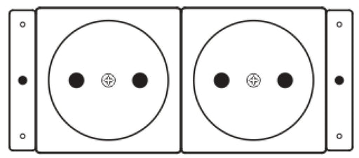 EAN 7291063018856 - Kramer Electronics TS-2DE toma de corriente imagen 1
