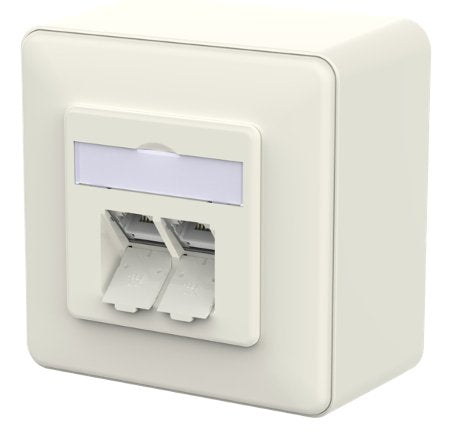 EAN 4251394672984 - METZ CONNECT 130E380002-I toma de corriente RJ-45 Blanco imagen 1