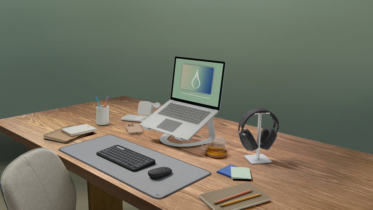 EAN 5099206115651 - Logitech 920-012227 teclado Ratón incluido Universal RF Wireless + Bluetooth QWERTY Español Grafito imagen 9