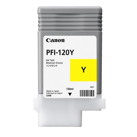 EAN 5715063365472 - Canon PFI-120Y cartucho de tinta 1 pieza(s) Original Amarillo imagen 1