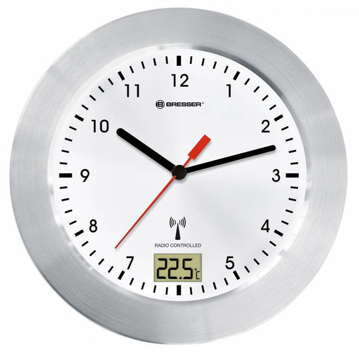 EAN 4007922028545 - Bresser Optics MYTIME BATH RC Reloj de cuarzo Círculo Plata, Blanco imagen 1