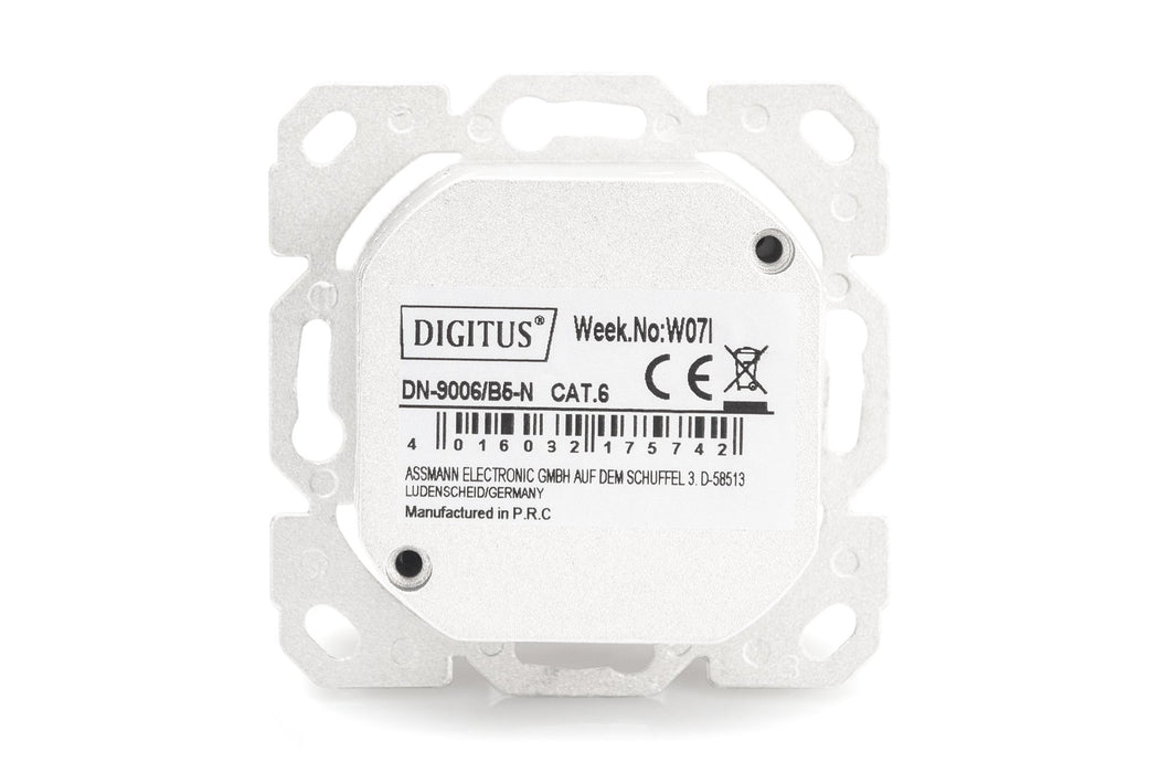 EAN 4016032175742 - Digitus DN-9006/B5-N toma de corriente RJ-45 Blanco imagen 5