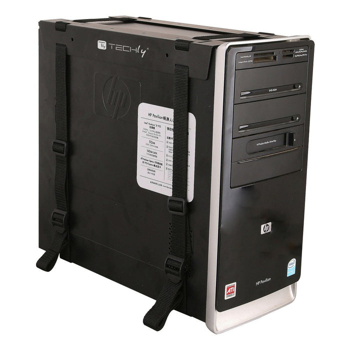 EAN 8051128102215 - Techly ICA-CS 60 soporte de CPU Soporte de CPU para instalación en escritorio Negro imagen 6