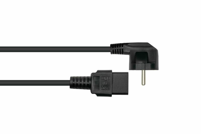 EAN 4066857000316 - Kabelmeister SK0190-S018 cable de transmisión Negro 1,8 m Enchufe tipo E+F IEC C19 imagen 2
