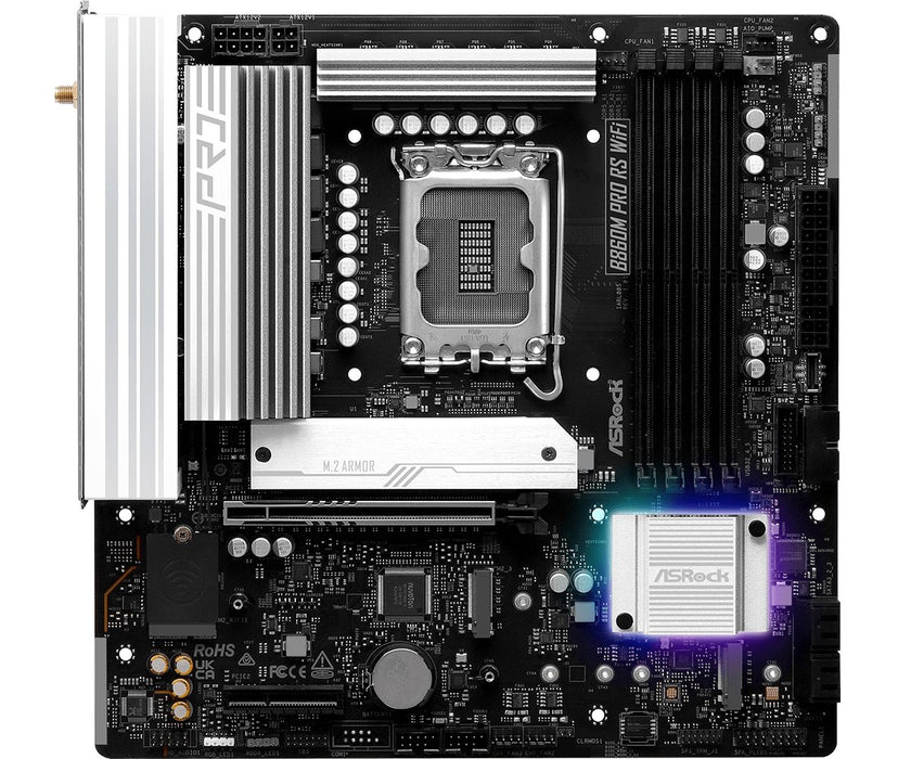 EAN 4711581490284 - Asrock B860M Pro RS WiFi Intel B860 LGA 1851 (Socket V1) micro ATX imagen 3