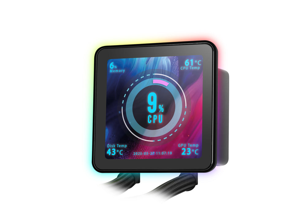 EAN 8435693110712 - Mars Gaming ML-VISIONPRO360 Procesador Sistema de refrigeración líquida todo en uno 12 cm Negro 1 pieza(s imagen 10