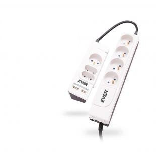 EAN 5907683604462 - Ever OFFICE PLUS Blanco 7 salidas AC 250 V imagen 2