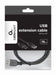 EAN 8716309098816 - Gembird CC-USB2-AMAF-75CM/300-BK cable USB USB 2.0 0,75 m USB A Negro imagen 1