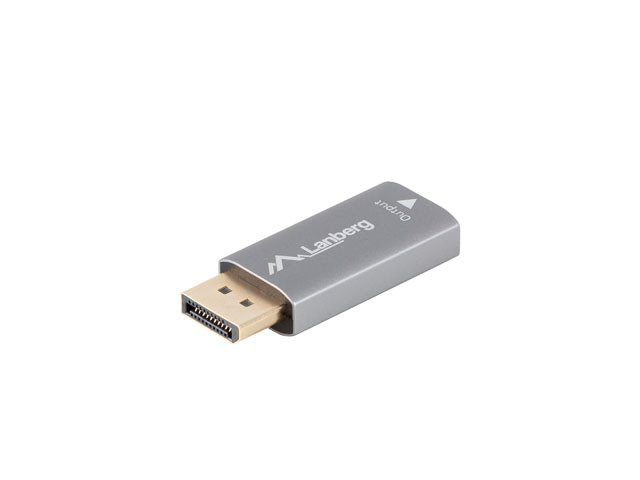 EAN 5901969441482 - Lanberg AD-DP-HD-03 adaptador de cable de vídeo 0 m DisplayPort HDMI Plata imagen 5