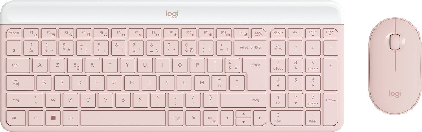 EAN 5099206107823 - Logitech 920-011316 teclado Ratón incluido Oficina RF inalámbrico AZERTY Francés Rosa imagen 1