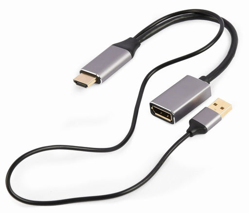 EAN 8716309124546 - Gembird A-HDMIM-DPF-02 adaptador de cable de vídeo 0,1 m HDMI tipo A (Estándar) DisplayPort Negro imagen 2