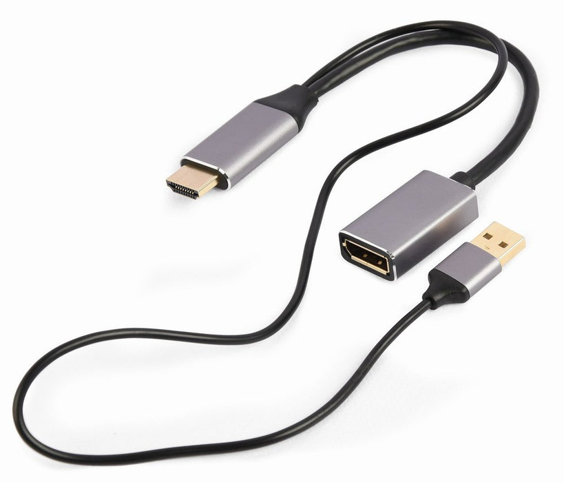 EAN 8716309124546 - Gembird A-HDMIM-DPF-02 adaptador de cable de vídeo 0,1 m HDMI tipo A (Estándar) DisplayPort Negro imagen 2