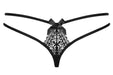 EAN 5901688206157 - Obsessive Intensa Tanga Negro, Translúcido imagen 2