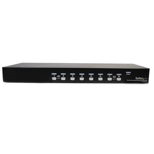EAN 0065030837248 - StarTech.com SV831DUSBAU interruptor KVM Montaje en rack Negro imagen 2