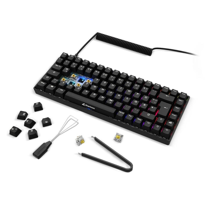 EAN 4044951040964 - Sharkoon SGK50 S3 teclado Juego USB QWERTZ Alemán Negro imagen 7