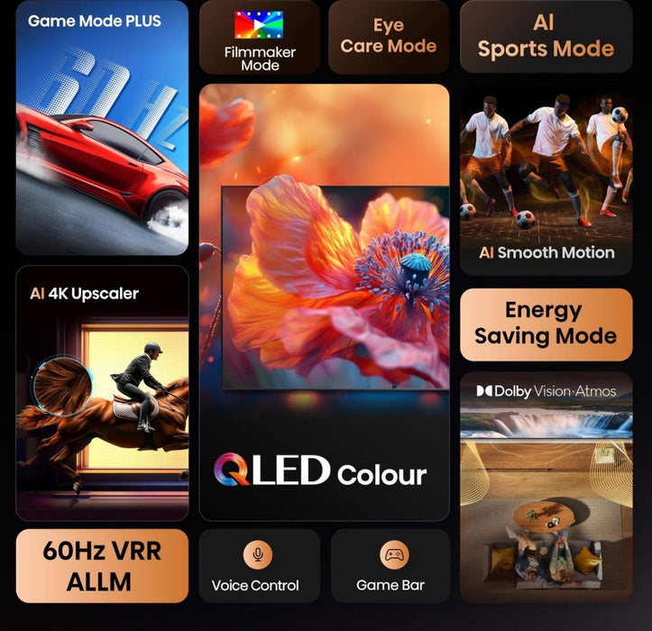 EAN 6942351418803 - Hisense 58E77Q 147,3 cm (58") 4K Ultra HD Smart TV Wifi Negro imagen 4