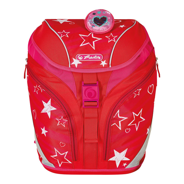 EAN 4008110283920 - Herlitz SoftLight Plus Stars&Strips juego de mochila escolar Chica Poliéster Rosa, Rojo imagen 17