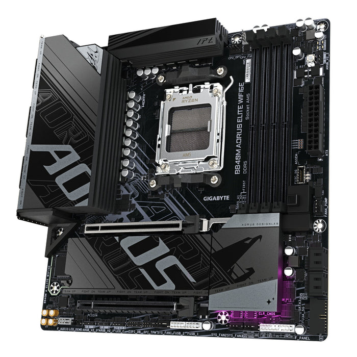 EAN 4719331867331 - GIGABYTE B840M AORUS ELITE WIFI6E AMD B840 Zócalo AM5 micro ATX imagen 4