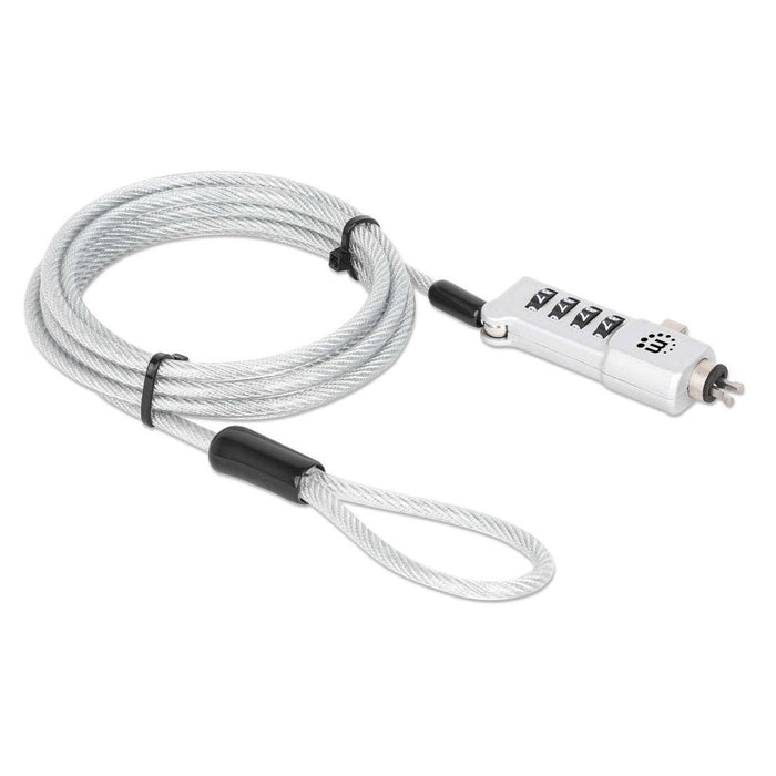 EAN 766623440301 - Manhattan 440301 cable antirrobo Plata 1,8 m imagen 3