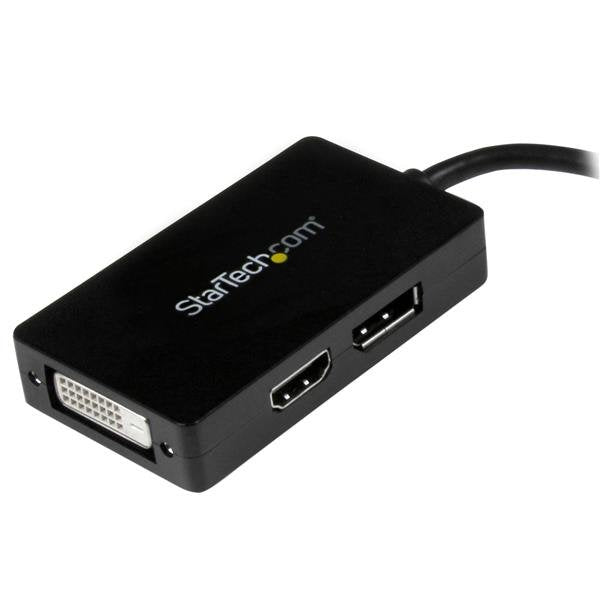 EAN 0065030844338 - StarTech.com MDP2DPDVHD adaptador de cable de vídeo 0,15 m DisplayPort + DVI-D + HDMI Negro imagen 2