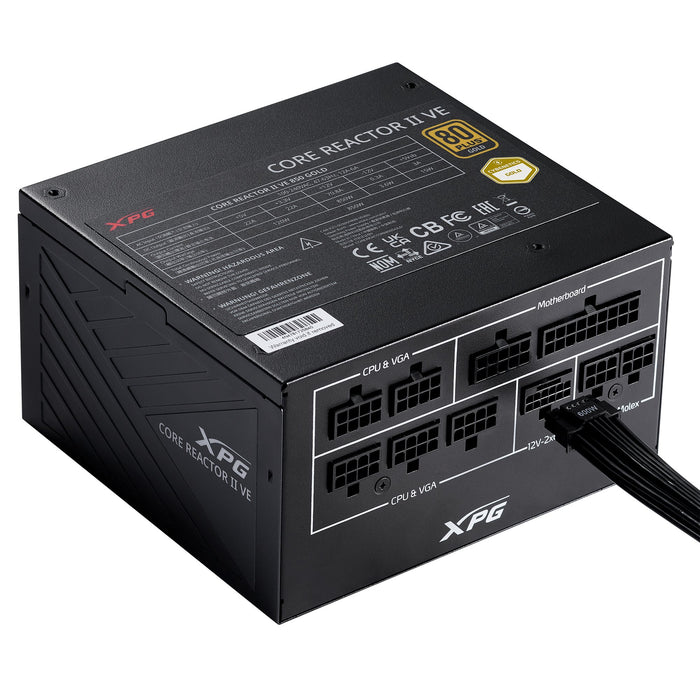 EAN 4711085946256 - XPG COREREACTOR II VE 850W unidad de fuente de alimentación 24-pin ATX ATX Negro imagen 1
