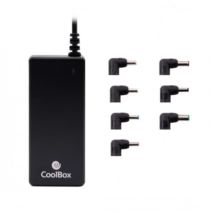 EAN 8436556145155 - CoolBox COO-NB065-0 adaptador e inversor de corriente Interior 65 W Negro imagen 1