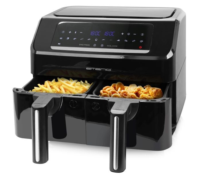 EAN 7333282012137 - Emerio Smart Fryer AF-130376.1 Doble 7,2 L Independiente 2400 W Freidora de aire caliente Negro imagen 1