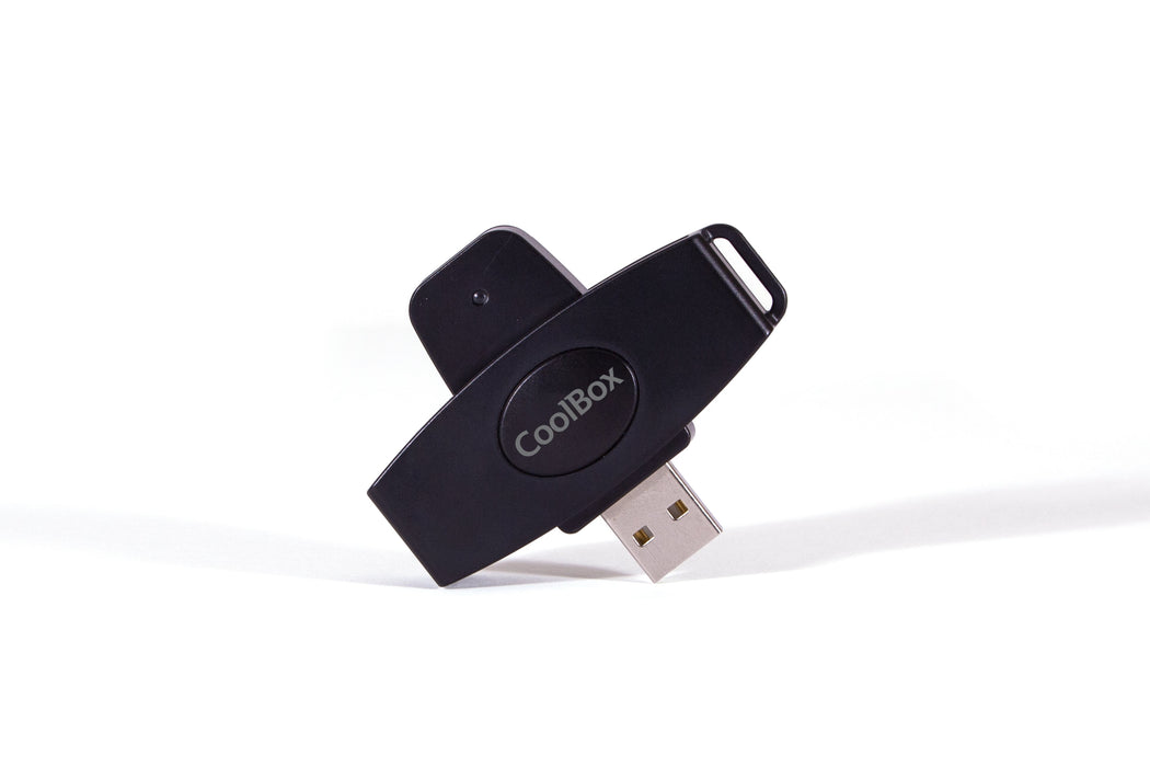 EAN 8436556143458 - CoolBox CSI-680 lector de tarjeta inteligente Interior / exterior USB USB 2.0 Negro imagen 1