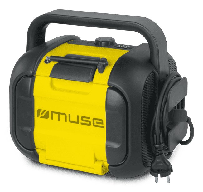 EAN 3700460209346 - Muse M-968 BTY radio Lugar de trabajo Analógica Negro, Amarillo imagen 4