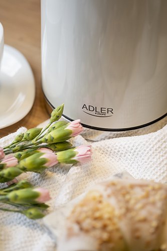 EAN 5903887808668 - Adler AD 1347W tetera eléctrica 1,5 L 2200 W Blanco, Madera imagen 10