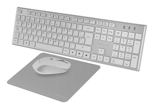 EAN 8435693112174 - Tacens 6ZENITHWIT teclado Ratón incluido Hogar / Oficina RF inalámbrico QWERTY Italiano Plata, Blanco imagen 2