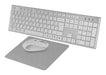 EAN 8435693112167 - Tacens 6ZENITHWFR teclado Ratón incluido Hogar / Oficina RF inalámbrico AZERTY Francés Plata, Blanco imagen 4