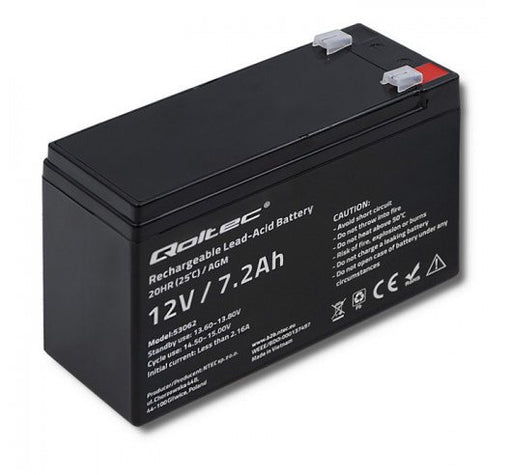 EAN 5901878530628 - Qoltec 53062 batería para sistema ups Sealed Lead Acid (VRLA) 12 V 7,2 Ah imagen 2