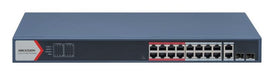 EAN 6931847157159 - Hikvision DS-3E1318P-EI switch Gestionado Fast Ethernet (10/100) Energía sobre Ethernet (PoE) 1U Azul imagen 2