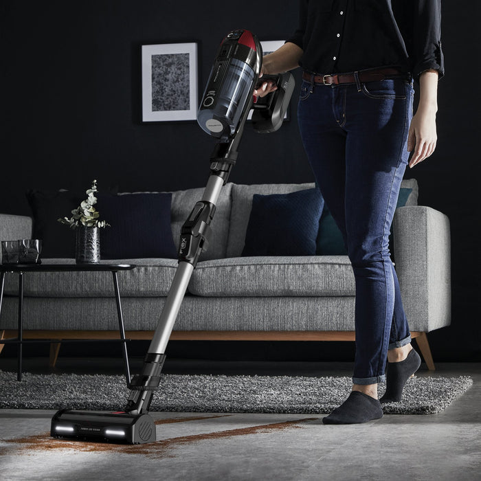 EAN 3221616048584 - Rowenta RH98A7 Aspiradora escoba 2 en 1 Batería Secar Sin bolsa 0,9 L 320 W Rojo, Gris imagen 3