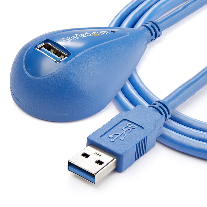 EAN 0065030842785 - StarTech.com USB3SEXT5DSK cable USB USB 3.2 Gen 1 (3.1 Gen 1) Azul imagen 3
