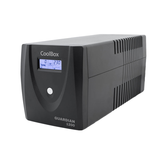 EAN 8437012429284 - CoolBox Guardian 3 LCD 1200VA sistema de alimentación ininterrumpida (UPS) Línea interactiva 1,2 kVA 720  imagen 1