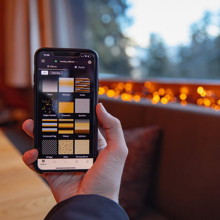 EAN 8056326672805 - Twinkly Cluster (Gold & Silver) Tira de luz inteligente Wi-Fi/Bluetooth imagen 4