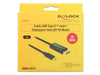 EAN 4043619852574 - DeLOCK 85257 adaptador de cable de vídeo 3 m USB Tipo C DisplayPort Negro imagen 2