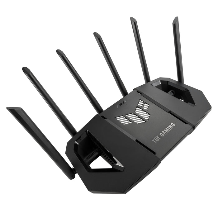 EAN 4711387931851 - ASUS 90IG0A30-MO9C00 router inalámbrico 2.5 Gigabit Ethernet Tribanda (2.4 GHz / 5 GHz / 6 GHz) Negro imagen 5