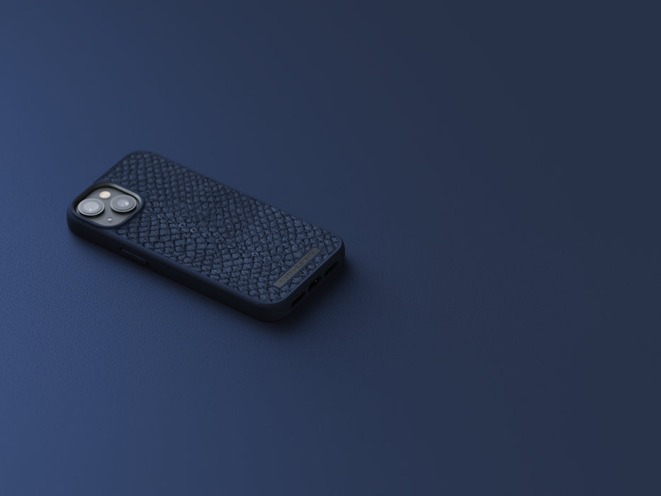 EAN 8720574620559 - Njord byELEMENTS Salmon Leather Magsafe funda para teléfono móvil 15,5 cm (6.1") Azul imagen 22